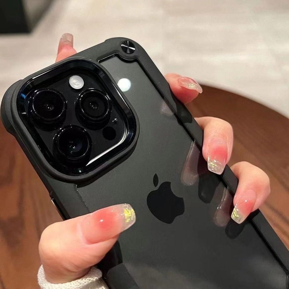 鏡頭加高 iPhone 14 13 pro max 11 12 pro max 防摔手機殼 蘋果 i14 i13 保護殼-細節圖2