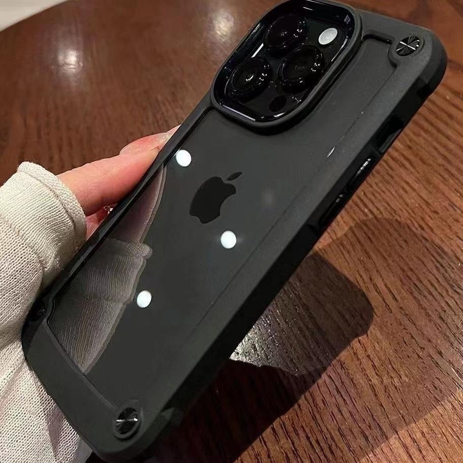 鏡頭加高 iPhone 14 13 pro max 11 12 pro max 防摔手機殼 蘋果 i14 i13 保護殼-細節圖3