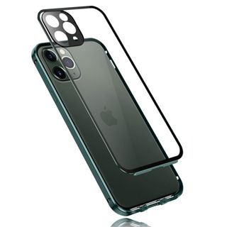 iPhone 14 防摔手機殼 萬磁王手機殼 透明殼 玻璃殼 全包殼 蘋果11 i12 i14 pro max 保護殼L-細節圖5