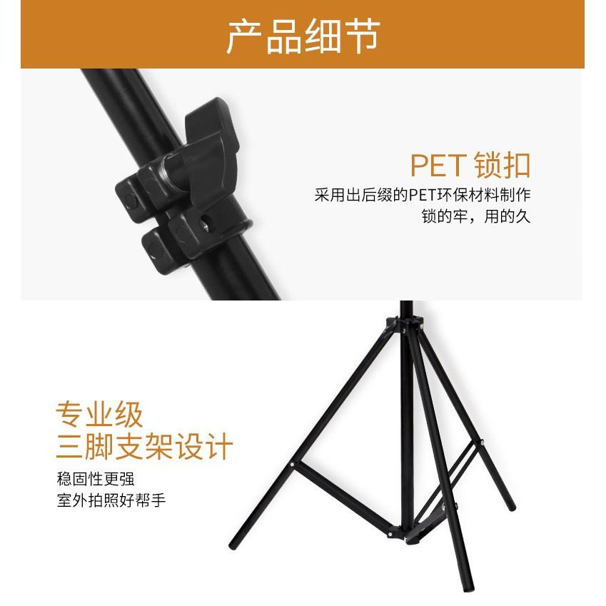 1直播腳架 燈架/手機架/單眼相機架 多用途1/4螺絲雲台 160公分 210公分 三腳架 送手機夾-細節圖7