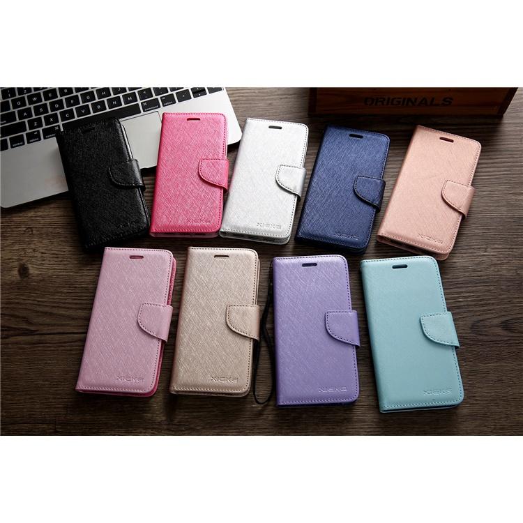 bk 適用於Samsung三星A8 A8+Plus 2018手機殼月詩蠶絲紋翻蓋式皮套-細節圖6