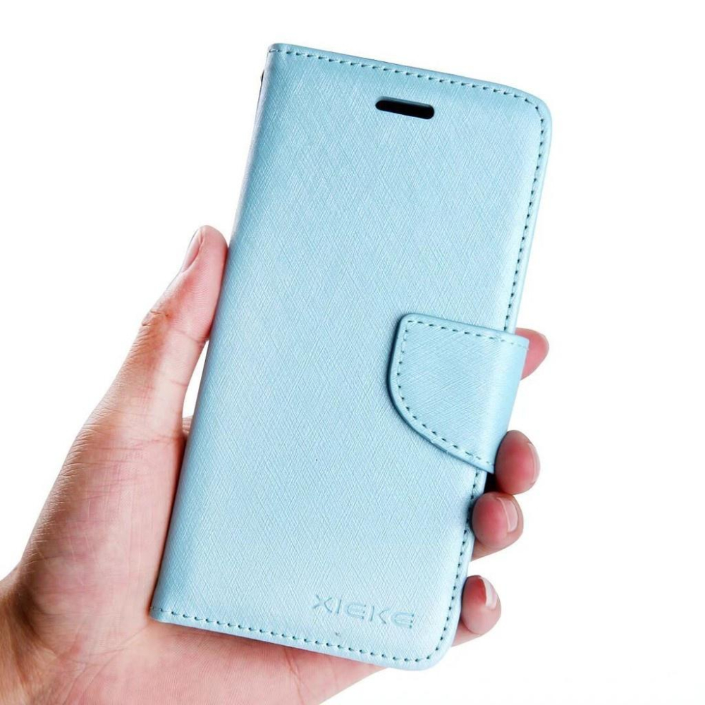 bk 月詩手機皮套 三星 J7 Prime/J7 Plus 細膩耐磨蠶絲紋皮套 掀蓋皮套 側翻磁扣皮套 可立式-細節圖5