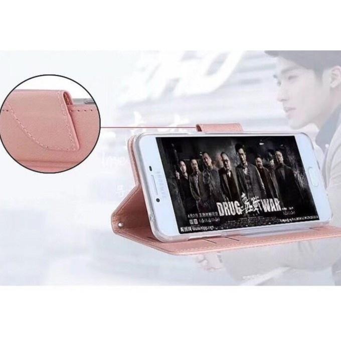 bk 炫色月詩皮套適用 SONY XZ2 PREMIUM/XZPREMIUM 手機皮套 插卡皮套 反磁扣皮套-細節圖4