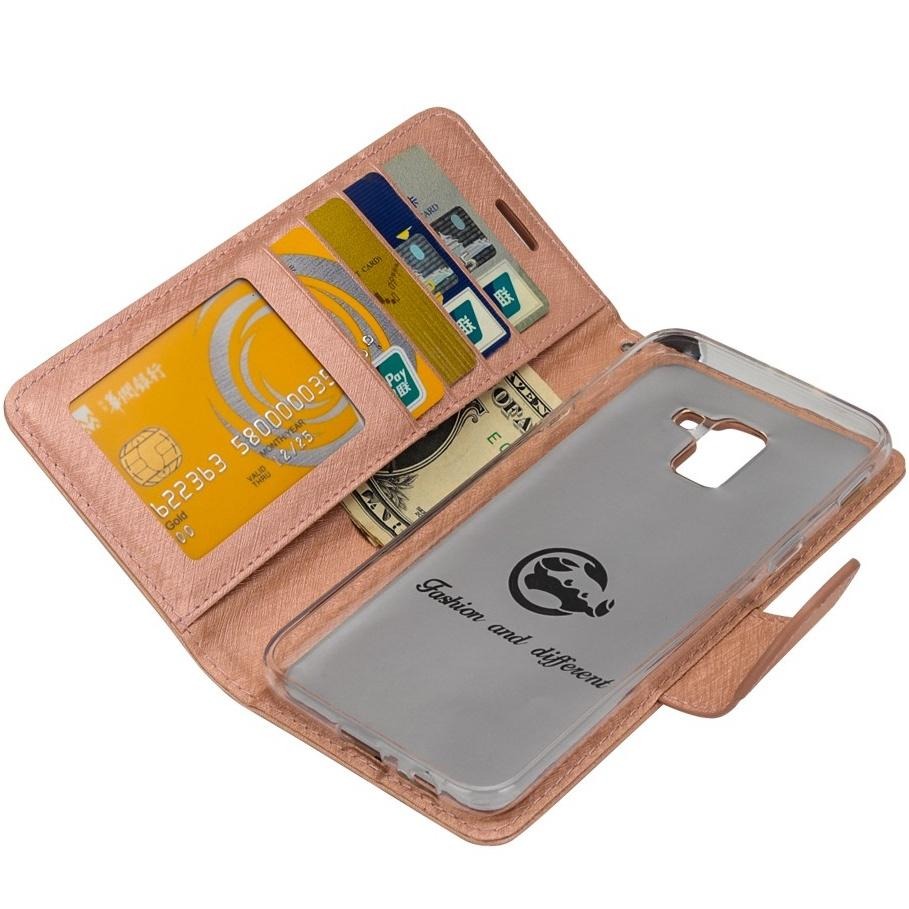 bk 炫色月詩皮套適用 SONY XZ2 PREMIUM/XZPREMIUM 手機皮套 插卡皮套 反磁扣皮套-細節圖5