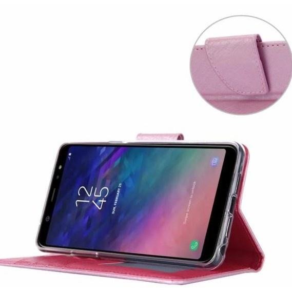 bk 炫色月詩皮套適用三星 J6PLUS/J6(2018)/J5(2016)/J4PLUS 手機皮套 翻蓋皮套 掀蓋皮套-細節圖6