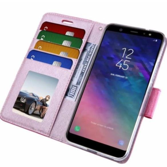 bk 炫色月詩皮套適用三星 J6PLUS/J6(2018)/J5(2016)/J4PLUS 手機皮套 翻蓋皮套 掀蓋皮套-細節圖8