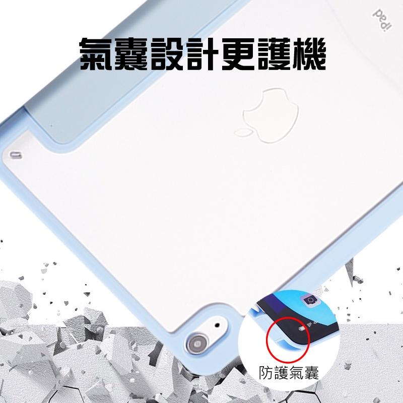 bk 新iPad Air4/Pro11 壓克力筆槽變形保護套 mini6美背皮套 7/8/9代10.2吋-細節圖4