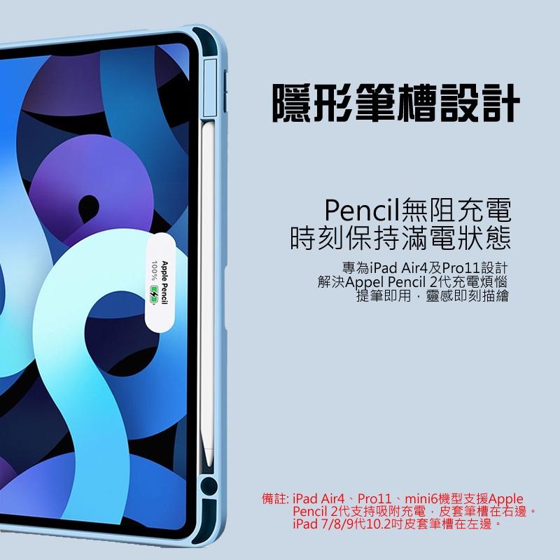 bk 新iPad Air4/Pro11 壓克力筆槽變形保護套 mini6美背皮套 7/8/9代10.2吋-細節圖7