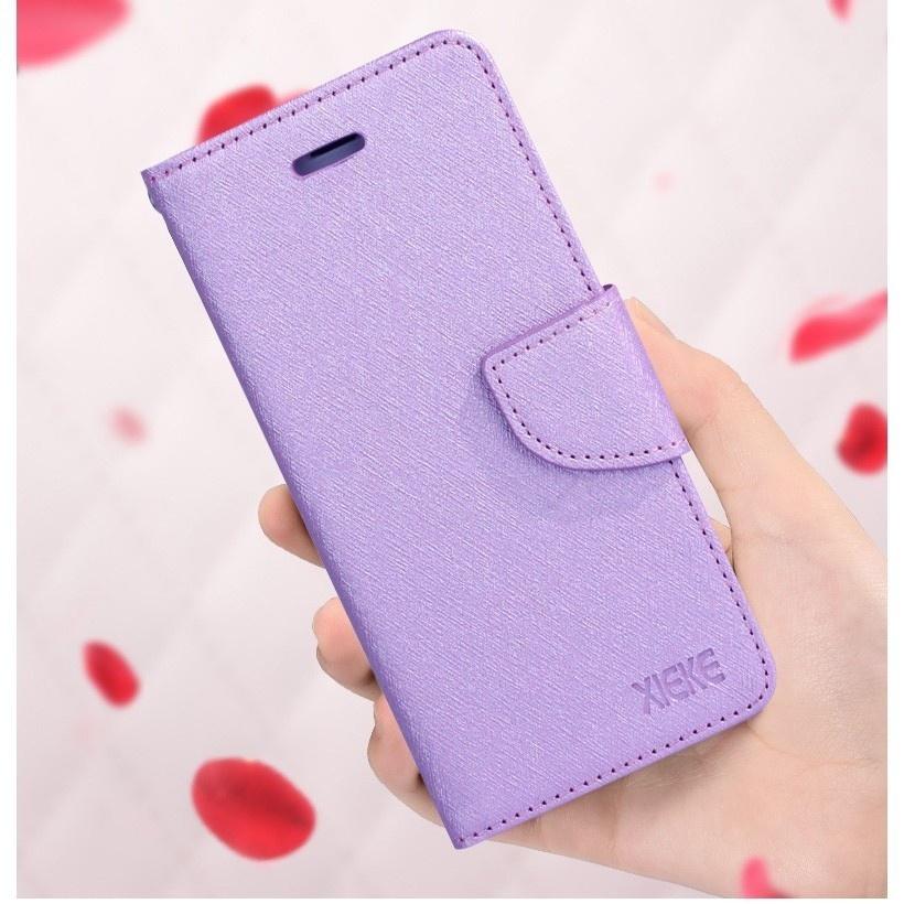 bk 月詩掀蓋皮套適用OPPO R17/R17 Pro/R15/R15 Pro 側翻皮套 蠶絲紋皮套 手機皮套 插卡皮套-細節圖9