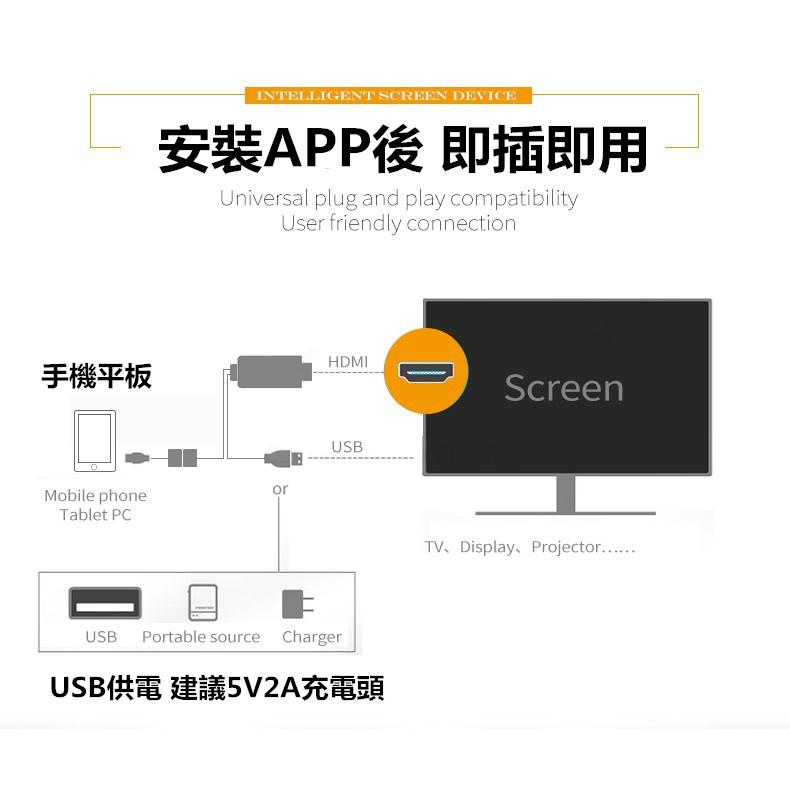 bk 手機連電視 蘋果安卓雙用MHL轉HDMI高清電視影音轉接傳輸線 TypeC平板USB通用 sd-306-細節圖7