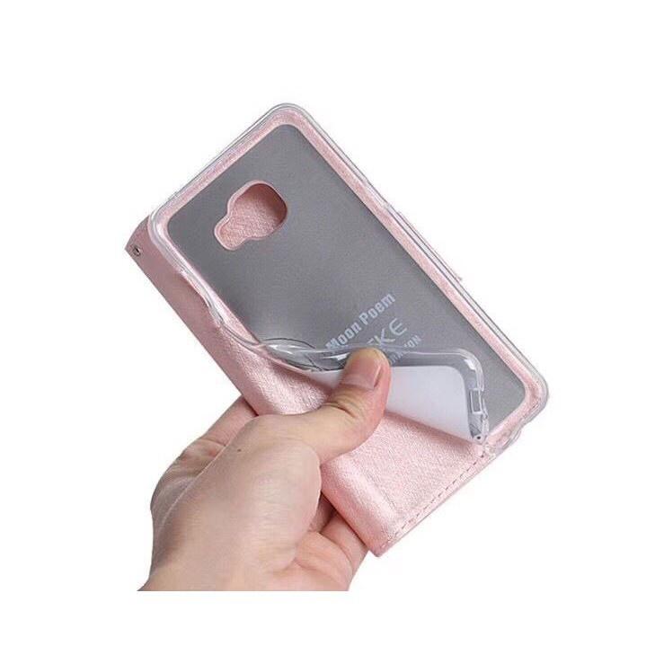 bk 月詩皮套  OPPO R15/R15 Pro/R17/R17 Pro/A3 側翻皮套 手機殼 磁扣皮套手機皮套-細節圖4