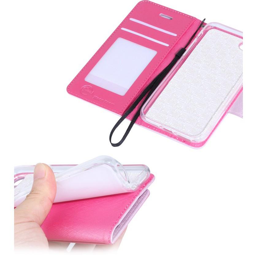 bk 月詩插卡皮套適用為 REALME3 PRO/REALMEX50/REALMEX3/REALME7 5G 手機皮套-細節圖7