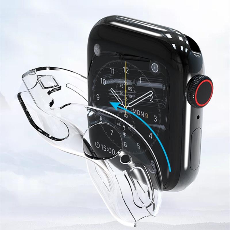 bk 新品7代蘋果手錶保護殼 iwatch7代 軟殼 超薄透明全包保護套 適用 apple watch 蘋果手錶 配件-細節圖6