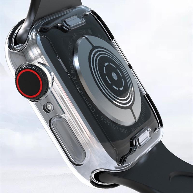bk 新品7代蘋果手錶保護殼 iwatch7代 軟殼 超薄透明全包保護套 適用 apple watch 蘋果手錶 配件-細節圖7