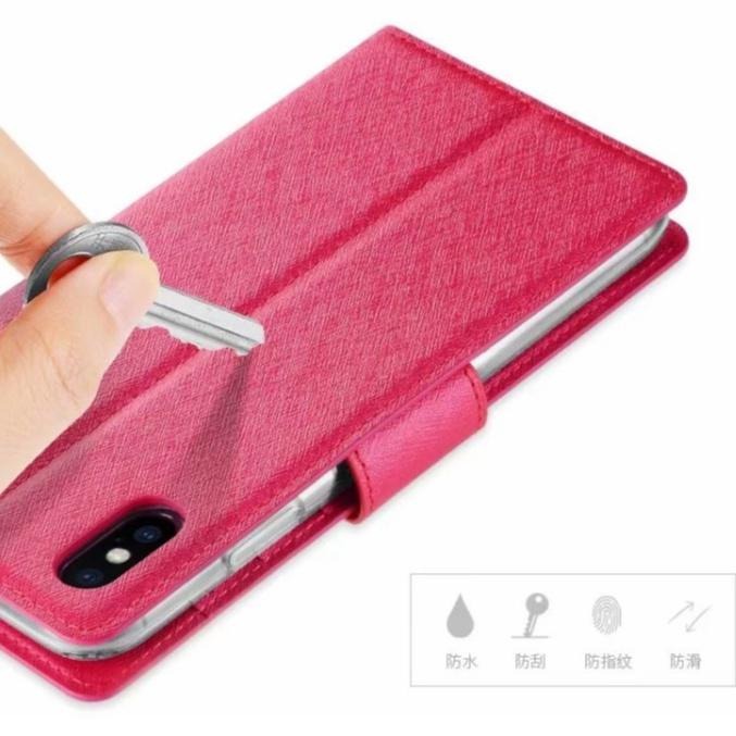 bk 炫色月詩皮套 適用 HTC DESIRE20PRO 手機皮套 磁扣皮套 插卡皮套 翻蓋皮套 掀蓋皮套 磁吸翻蓋皮套-細節圖7