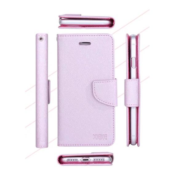 bk ［月詩］紅米專區 掀蓋皮套 軟殼 可站立 可放卡片 紅米NOTE9 紅米NOTE8Pro 紅米NOTE-細節圖2