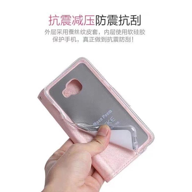 bk ［月詩］紅米專區 掀蓋皮套 軟殼 可站立 可放卡片 紅米NOTE9 紅米NOTE8Pro 紅米NOTE-細節圖8