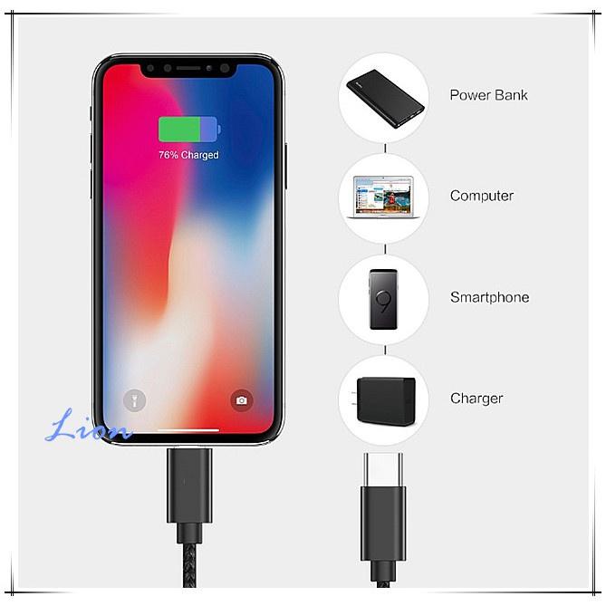 bk PD快充線 USB-C Type-C To Lightning 蘋果充電線 iPhone iPad 充電線-細節圖3