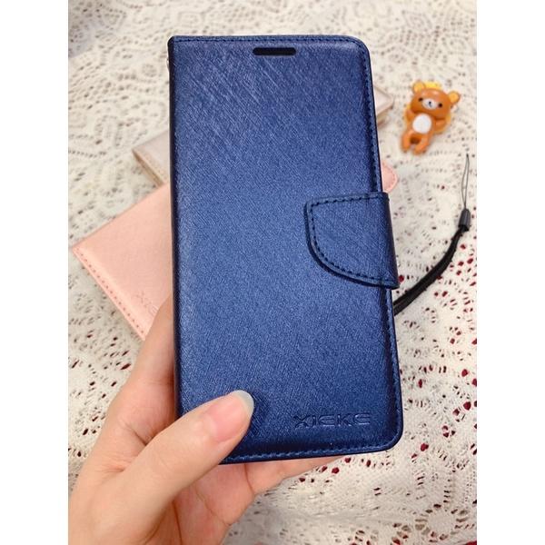 bk 月詩皮套-Samsung S9 髮絲紋珠光閃耀皮套（5層卡夾）（附手掛繩）（深藍、玫瑰金、香檳金）-細節圖2