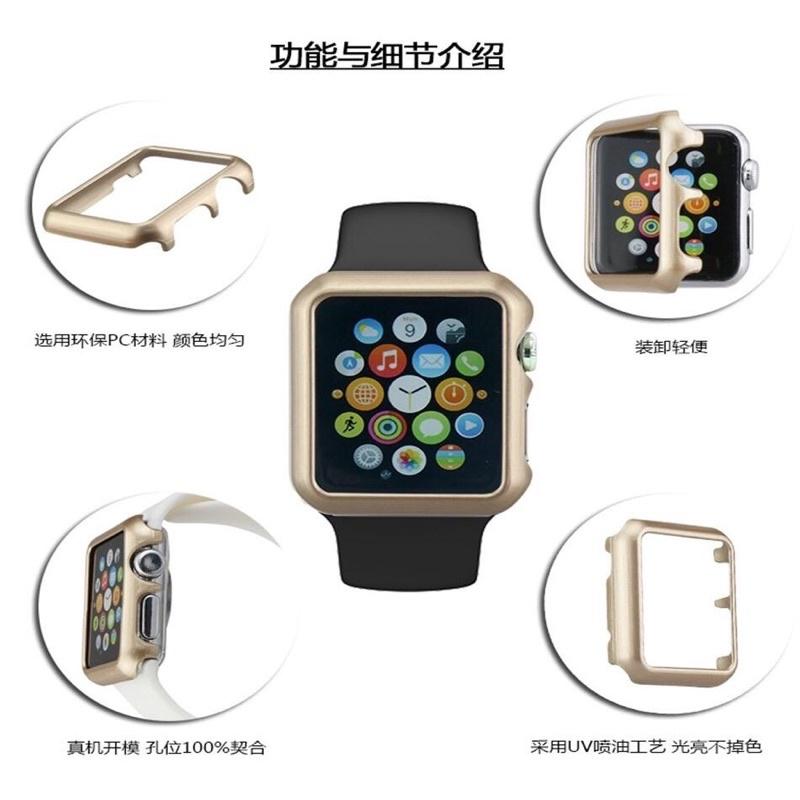 新款 蘋果手錶鋁合金 保護框 適用Apple watch6 5 4 2/3代 Apple watch 金屬保護殼 錶殼-細節圖6