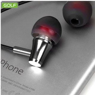 高爾夫新品M6小喇叭入耳式萬能通用型重低音高檔有線耳機獨特設計-細節圖3