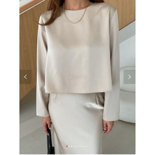 NaNa LuLu韓國連線 日本連線 韓國製特價微光澤貴婦等級套裝 出清現貨兩套: 香檳S*1, 質感灰M*1-細節圖2