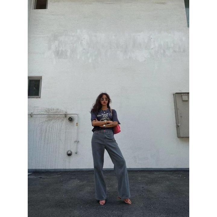 NaNa LuLu 韓國連線 現貨特價-超級稀有的灰色牛仔褲M號-細節圖5