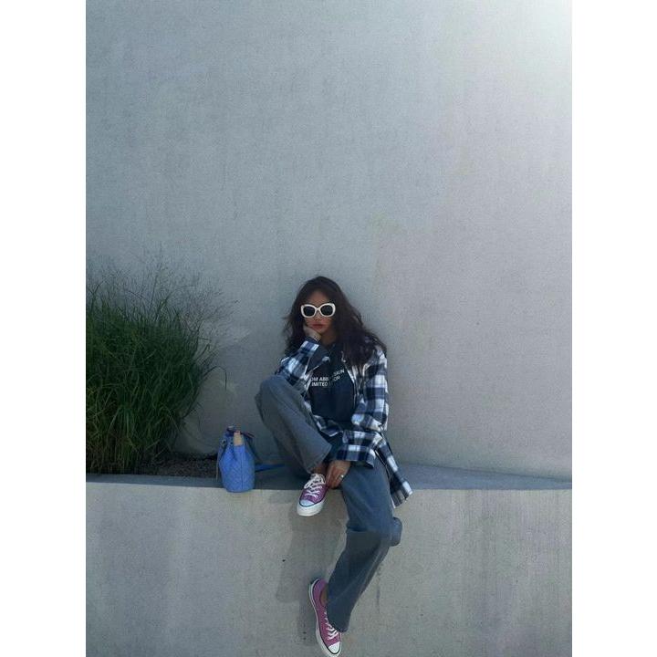 NaNa LuLu 韓國連線 現貨特價-超級稀有的灰色牛仔褲M號-細節圖7