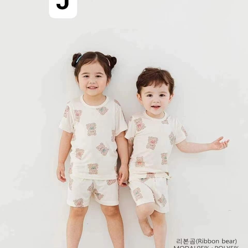 韓國製TTASOM 新款男女童居家服set 莫代爾棉 現貨-細節圖4