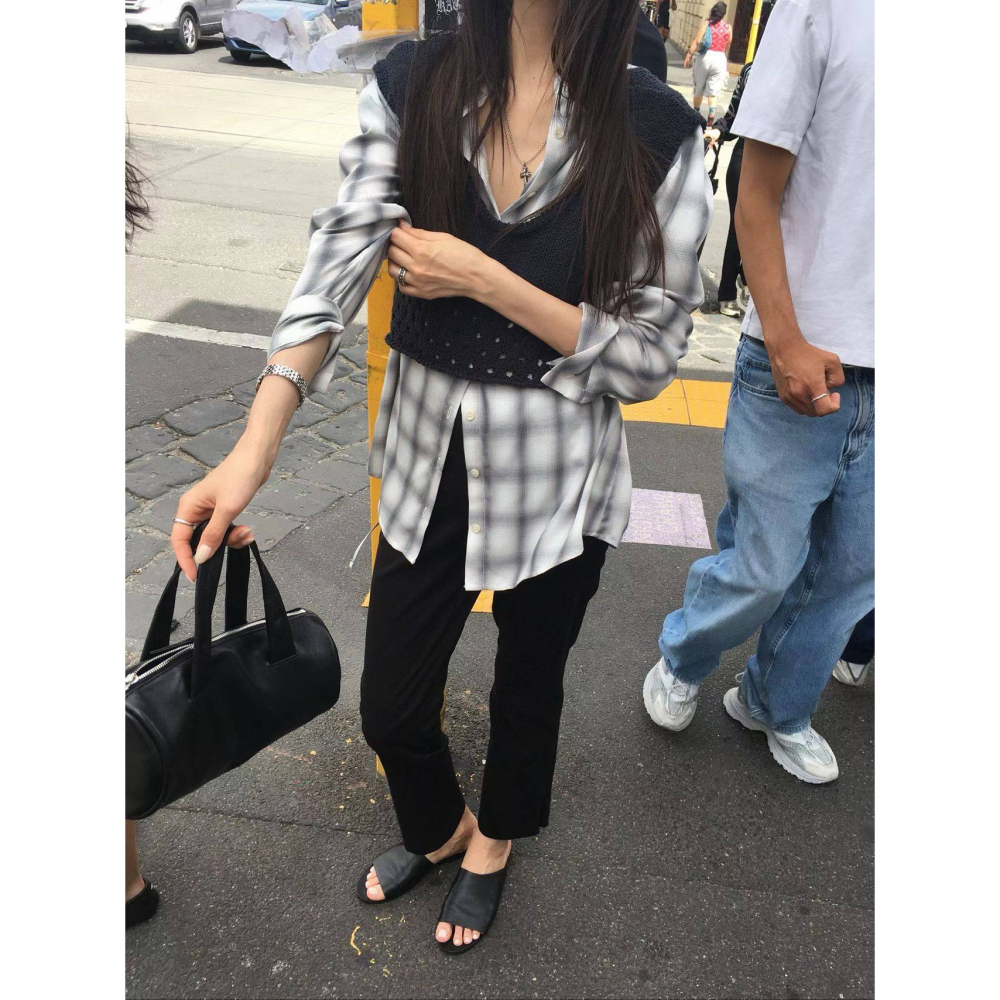 韓國連線  高單設計師呼吸家~好穿好搭拉鍊九分褲 休閒褲 直統褲  現貨  #breathe-細節圖3