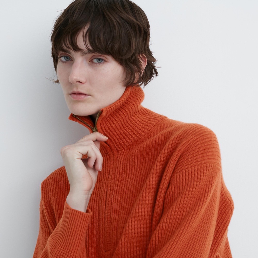 （預購）日本代購🇯🇵日牌Uniqlo 半拉鍊休閒套頭羊毛衫-細節圖6