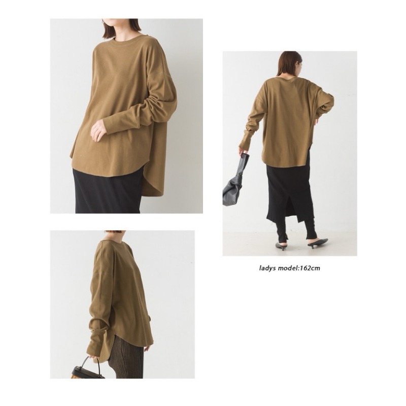 （預購）日本代購🇯🇵日牌OMNES經典羅紋百搭長袖上衣-細節圖8