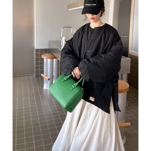 （預購）日本代購🇯🇵 日牌 JAVA 男生女 防風尼龍側拉鏈無領輕量夾棉外套-細節圖3