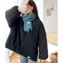 （預購）日本代購🇯🇵 日牌 JAVA 男生女 防風尼龍側拉鏈無領輕量夾棉外套-規格圖11