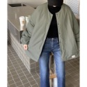 （預購）日本代購🇯🇵 日牌 JAVA 男生女 防風尼龍側拉鏈無領輕量夾棉外套-規格圖11