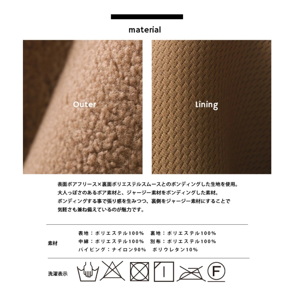 （預購）日本代購🇯🇵 日牌 OMNES帥氣立領毛呢夾克-細節圖10