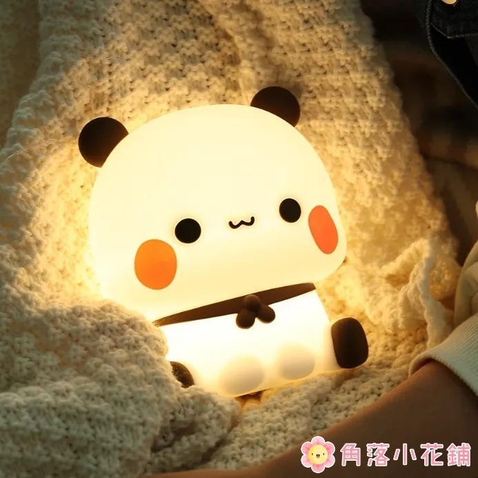 【預購】小熊貓一二拍拍燈 充電款 柔光 可愛小夜燈 送禮用 女生禮物 閨密送禮 可愛熊貓 交換禮物 聖誕禮物-細節圖5