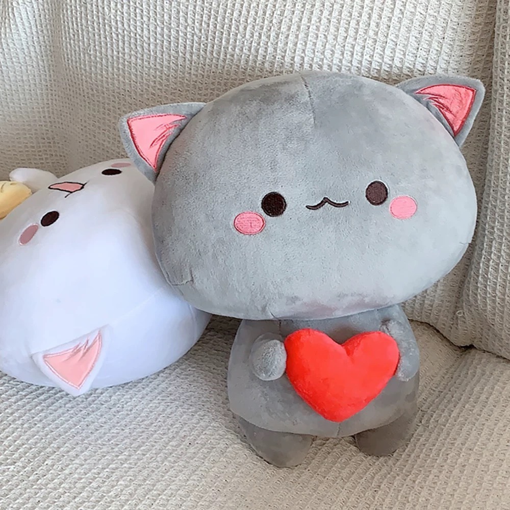 【預購】蜜桃貓趴趴款公仔娃娃 蜜桃貓周邊 Mitao Cat 蜜桃貓娃娃 趴趴貓 情侶生日禮物 女生禮物 情人節-規格圖5