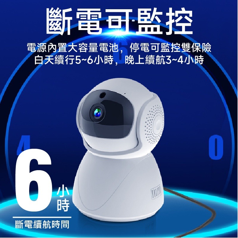 智能監視器雲台 4G 5G雙頻 1080P 攝像頭 小雪人 高清攝像機 小眼Q 手機遠程 紅外夜視 雲台旋轉-細節圖2