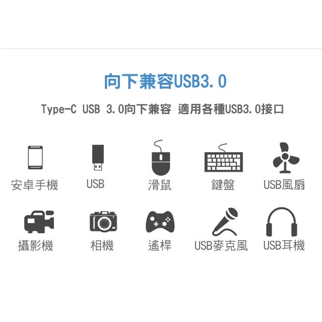 USB轉TypeC 轉接頭 usb to type-c 金屬 OTG 3.0USB母轉typec公-細節圖5