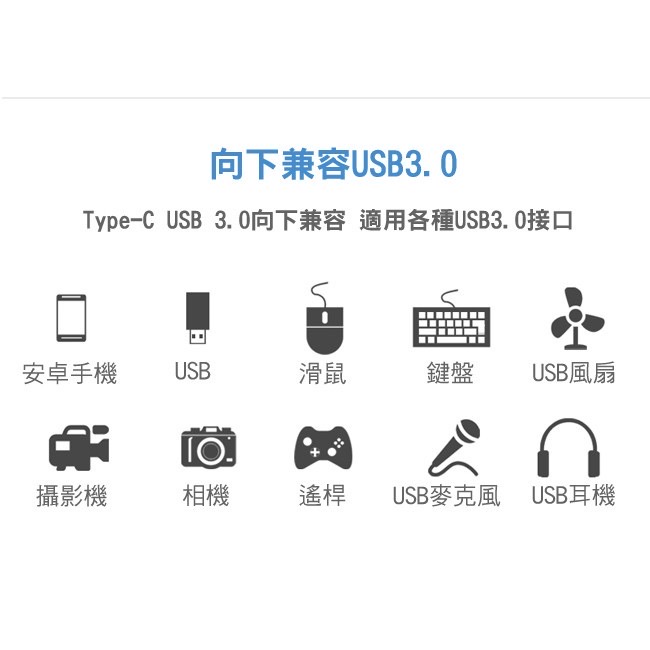 USB轉TypeC 轉接頭 usb to type-c 金屬 OTG 3.0USB母轉typec公-細節圖5