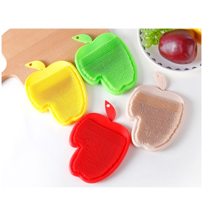 家用矽膠清潔洗碗手套 廚房清潔刷 魔術矽膠 洗碗手套 沐浴手套 A2675-細節圖4