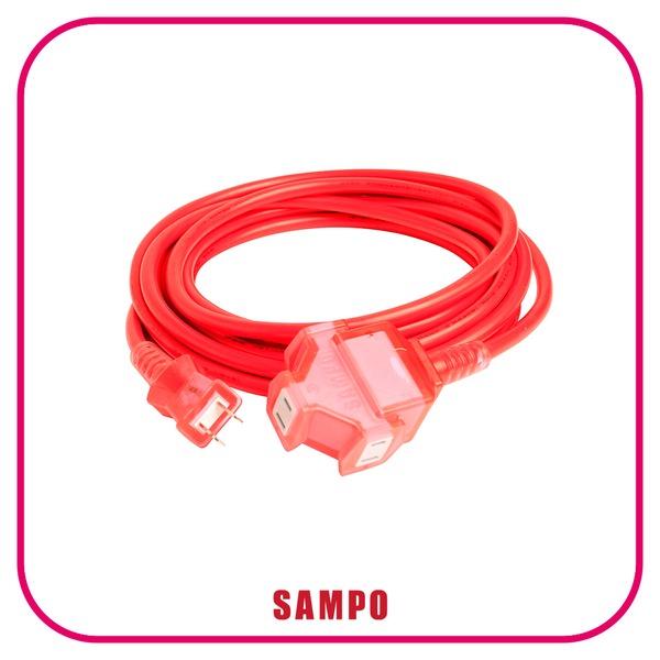 SAMPO 2蕊1開3插防塵動力延長線(5M) EL-W13T17T1-細節圖7