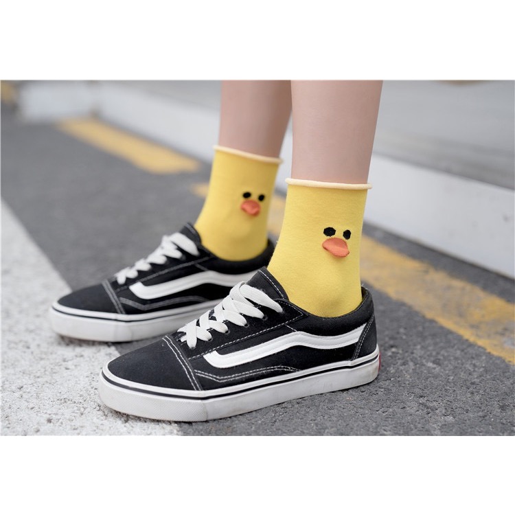 憤怒鳥 中筒襪 可愛少女襪-細節圖2