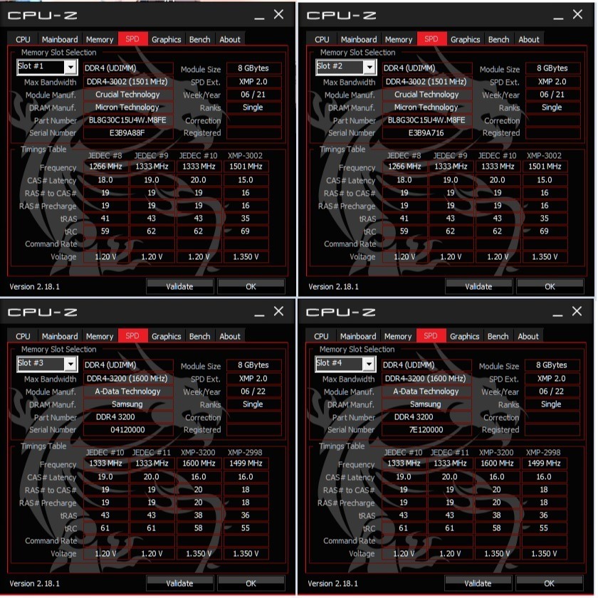 美光DDR4 3000 8GX2 & XPG DDR4 3200 8GX2-細節圖3
