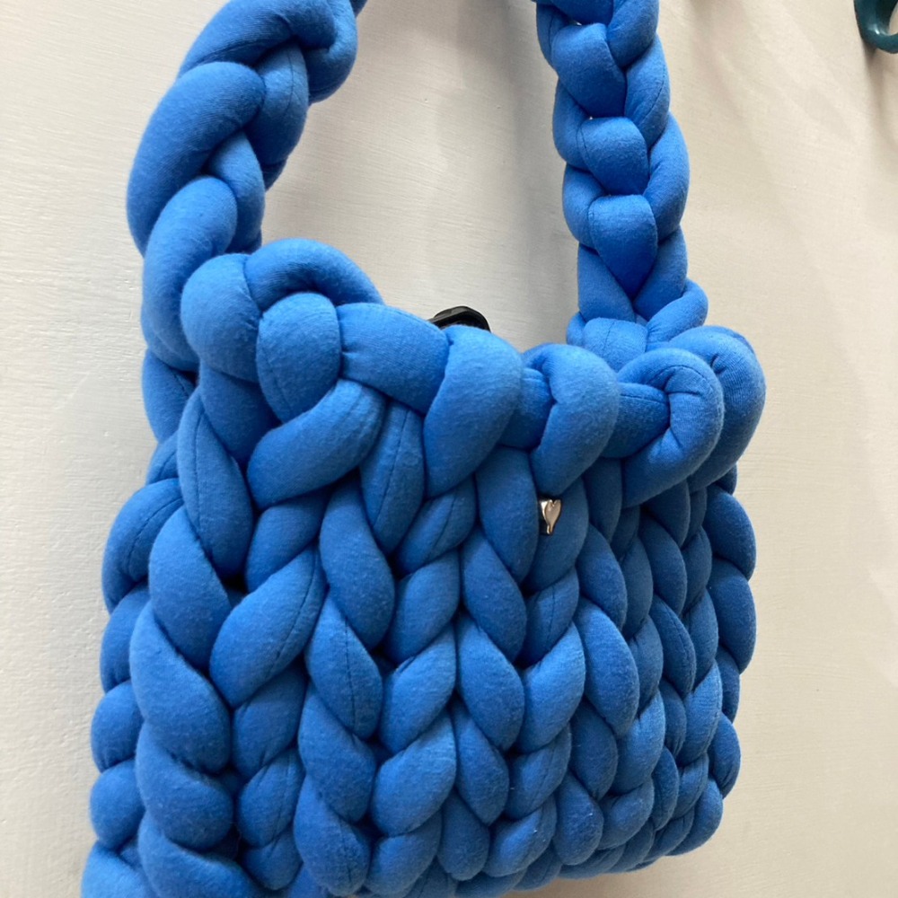【Menisa Knitting】冰島粗棉手工編織包-細節圖2