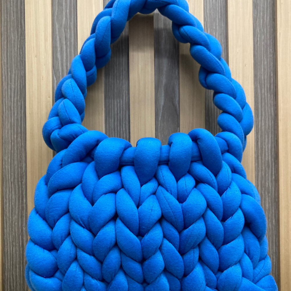 【Menisa Knitting】冰島粗棉手工編織包-細節圖5