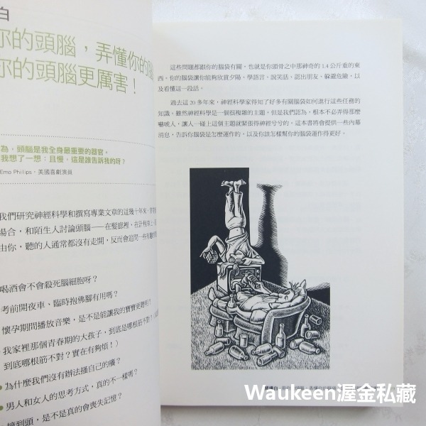 大腦開竅手冊 Welcome to Your Brain 王聲宏 珊卓阿瑪特 天下文化 軸突 突觸 下視丘 腦幹 腦神經-細節圖6