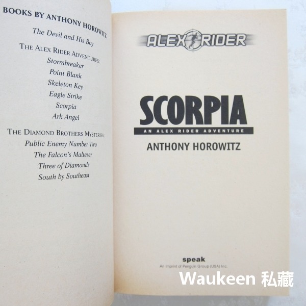 毒蠍獵殺 Scorpia 少年間諜艾列克 Alex Rider 安東尼赫洛維茲 Anthony Horowitz 電影原-細節圖3