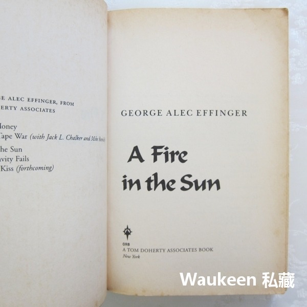 日焰 A Fire in the Sun 喬治艾歷克艾芬格 George Alec Effinger 科幻小說-細節圖3